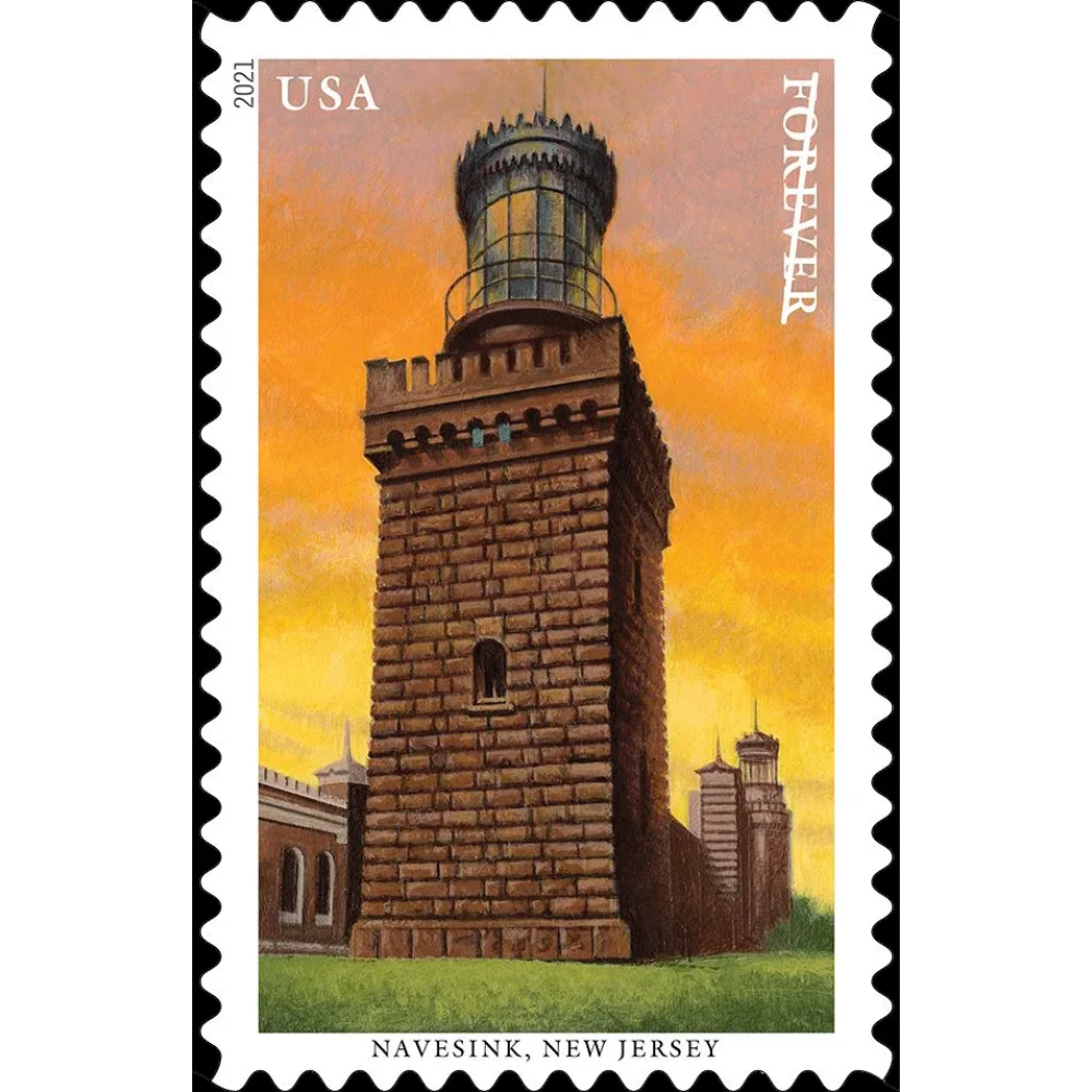 (2021) USPS Mid Atlantic Lighthouses Forever Postage Stamps