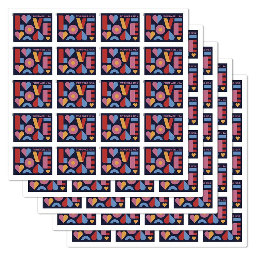 (2021) USPS Love Forever Stamps