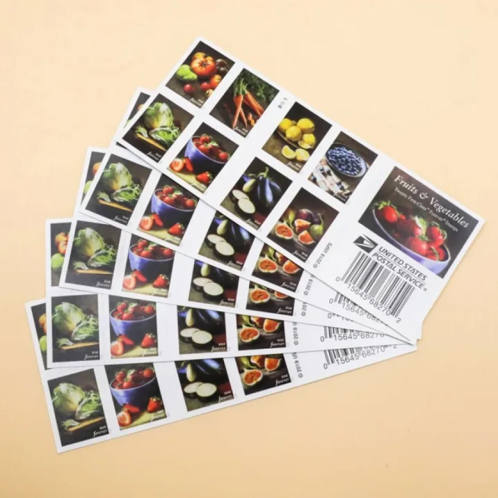 (2020) USPS Fruits & Vegetables Forever Stamps